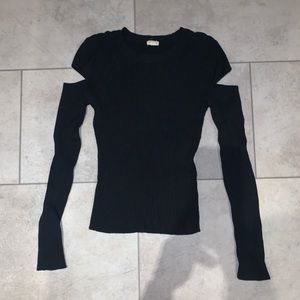 Knit cut out sweater